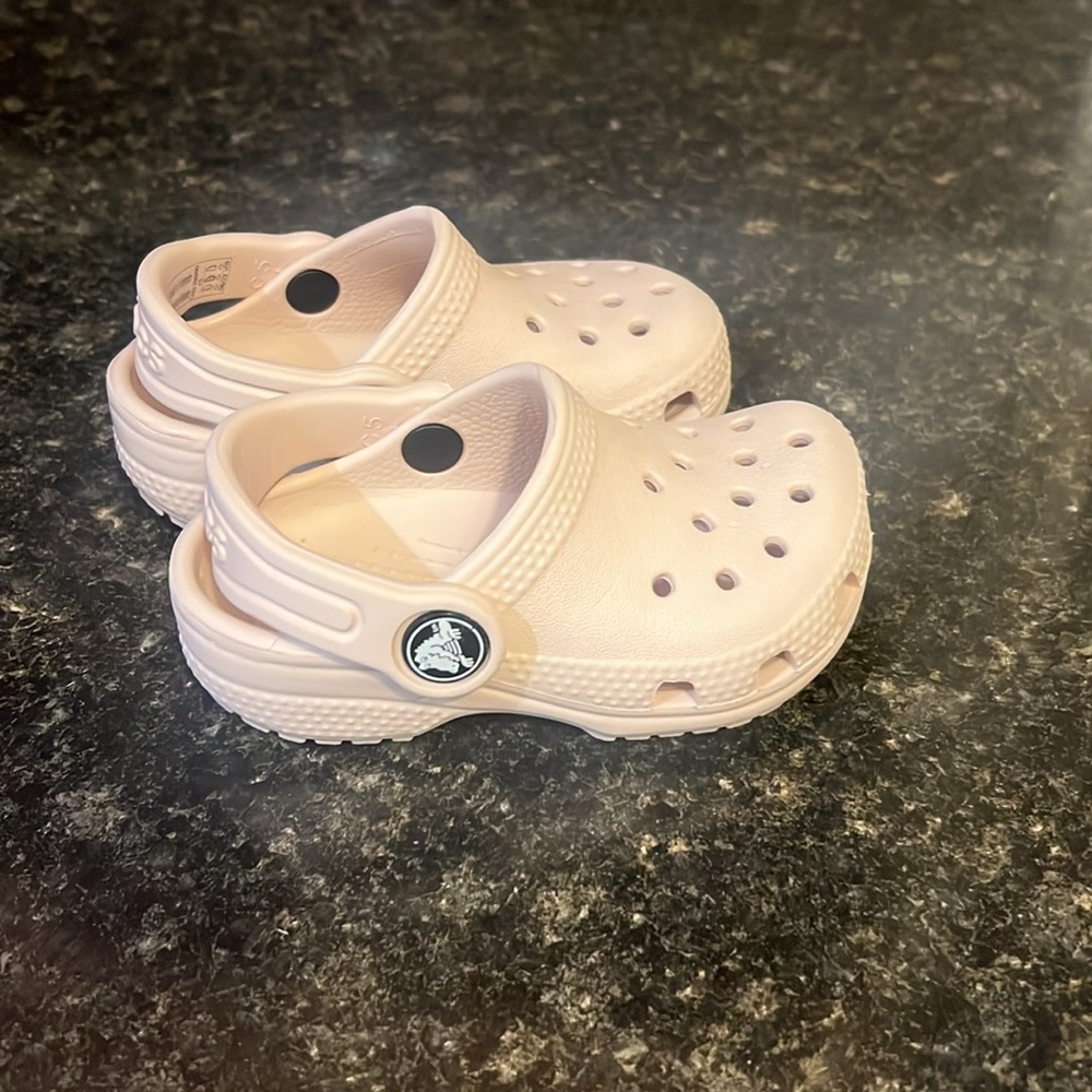 Crocs. Toddler size 5.